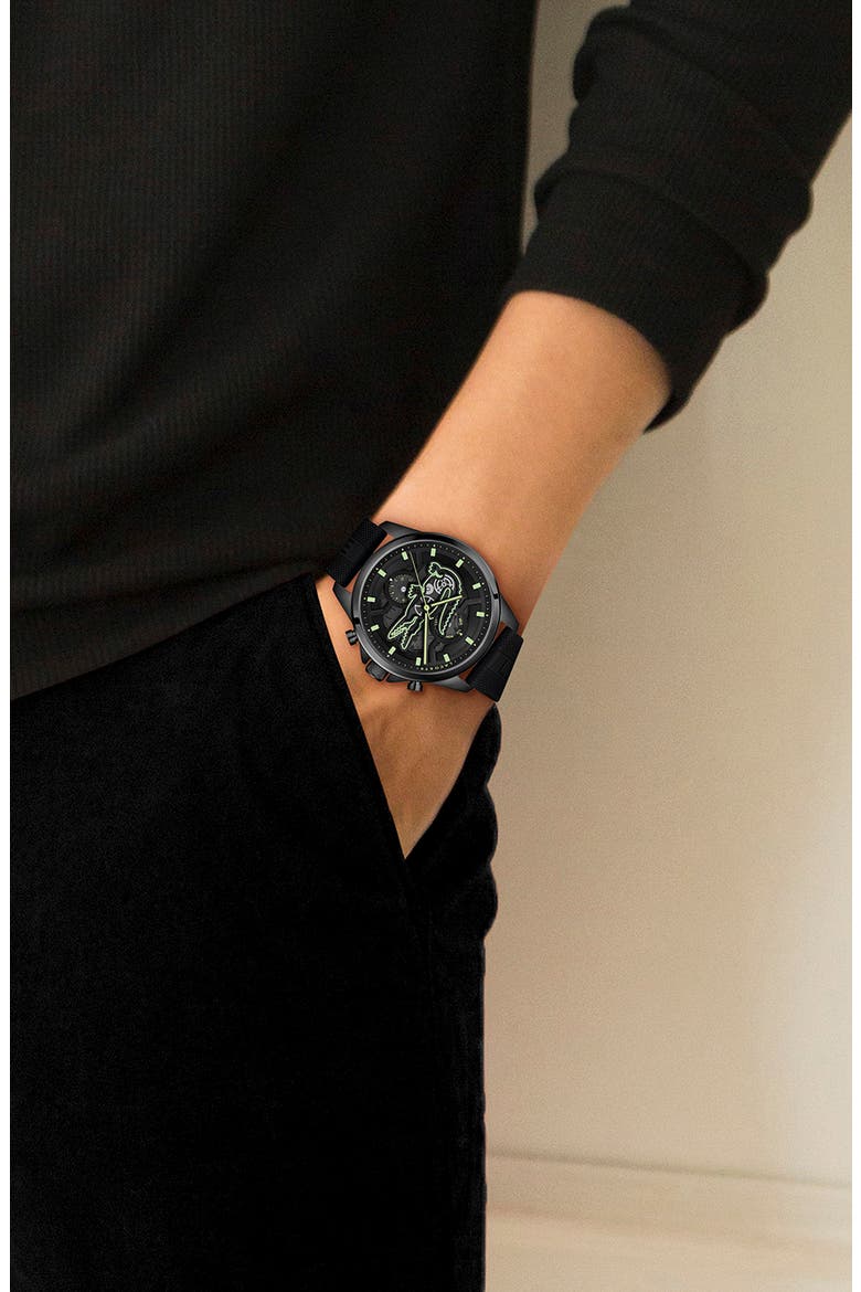 Arthor Watch, Alternate, color, BLACK