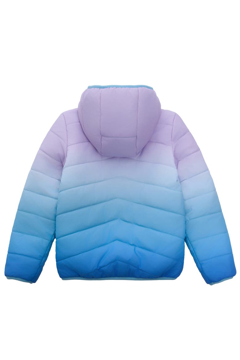 Kids' Reversible Soft Fleece Jacket, Alternate, color, Ombre lilac blue