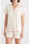 Dixie Whipstitched Top & Shorts Pajamas