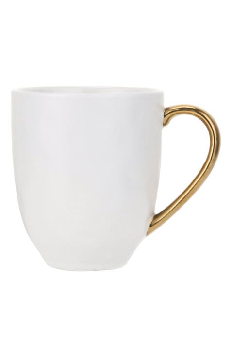 Florian Porcelain 4-Piece Mug Set