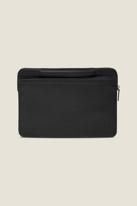 Porto Convertible Leather Laptop Sleeve