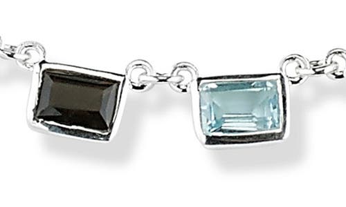 Samuel B. Semiprecious Stone Chain Necklace In Multi