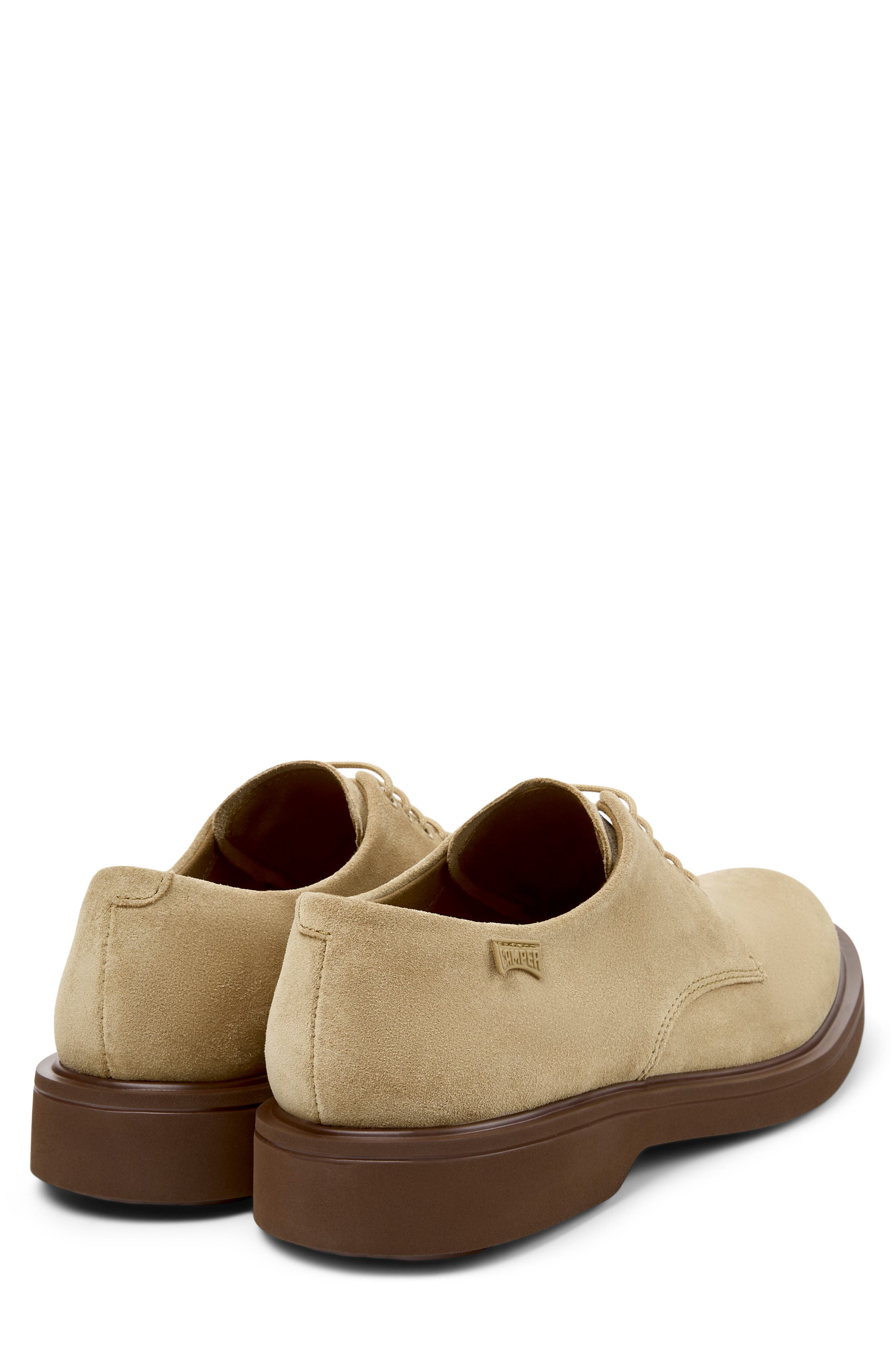 Camper Norman Plain Toe Oxford, Alternate, color, Medium Brown