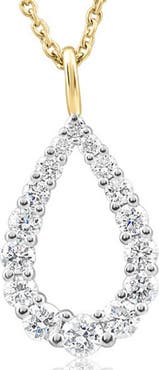 Bliss Diamond 1/2Ct Pear Shape Lab Grown Diamond Pendant 10k or Gold Necklace
