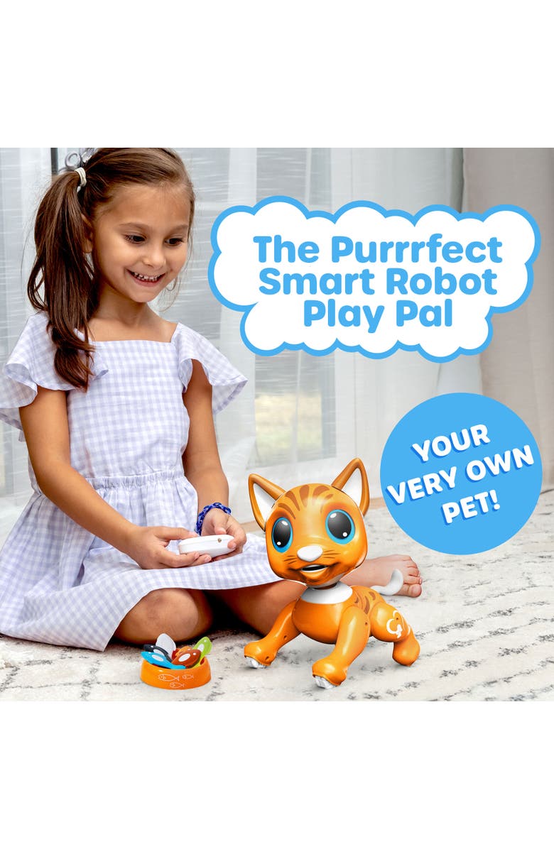 Power Your Fun Robot Toy Car Interactive Hand Motion Gestures Toy, Alternate, color, Orange