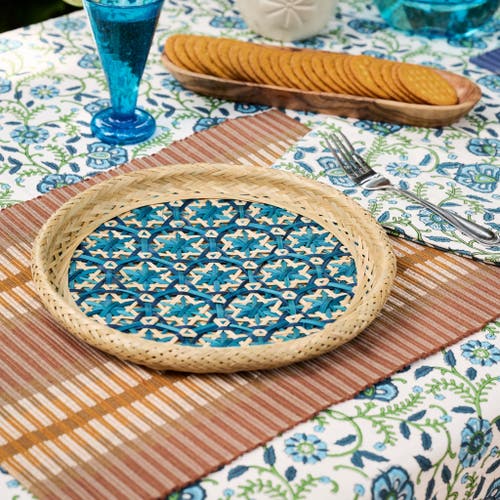 Ten Thousand Villages Phu An Basket In Blue