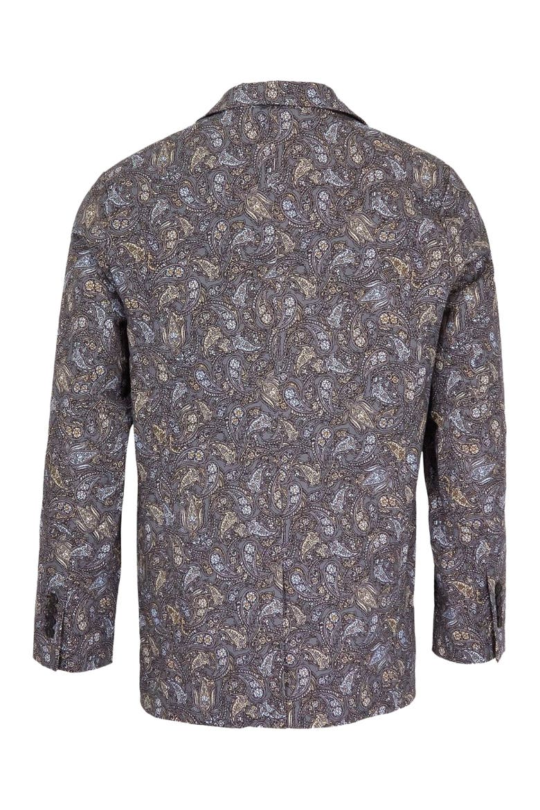 Hadrian Stretch Cotton Blazer, Alternate, color, Madrid Paisley Smoke