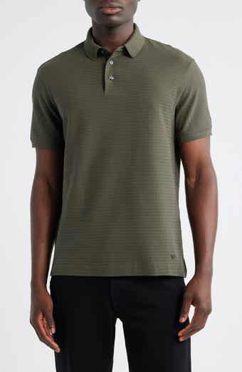 Geo Texture Cotton Polo