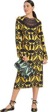 La DoubleJ Wednesday Dress With Macrame' Papyrus Gold
