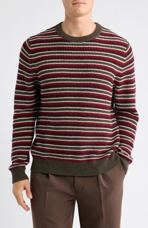 Tuck Stitch Cotton & Wool Sweater