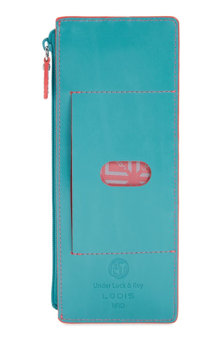 LODIS Los Angeles Audrey RFID Leather Credit Card Case, Alternate, color,