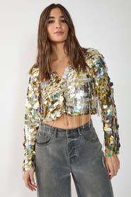 NASTY GAL Disc Tassel Trophy Jacket