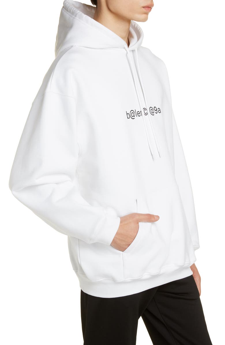 Balenciaga Symbolic Graphic Hoodie, Alternate, color, 
