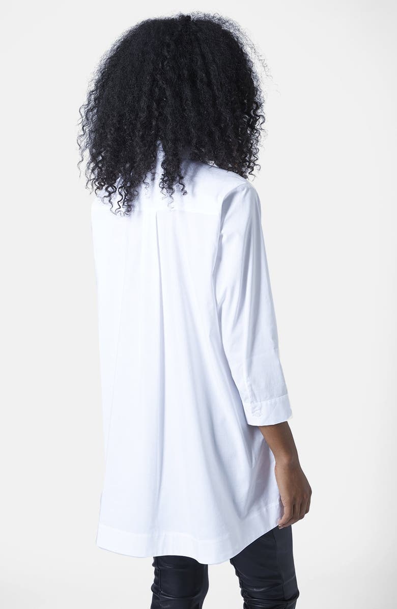 Topshop Oversize Cotton Shirt, Alternate, color,