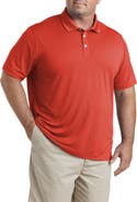 B+T Essentials Big & Tall Solid Golf Polo Shirt