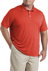 B+T Essentials Big & Tall Solid Golf Polo Shirt