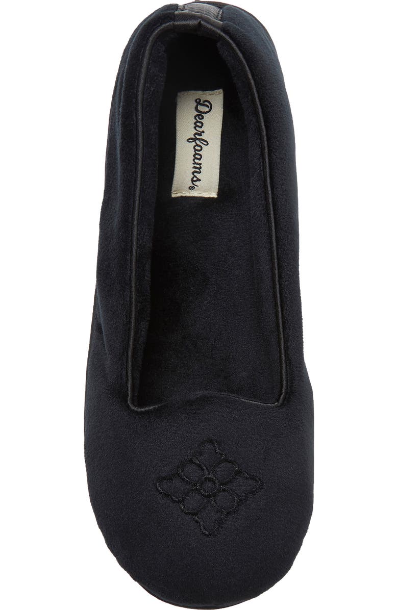 DEARFOAMS Rebecca Velour Slipper, Alternate, color,