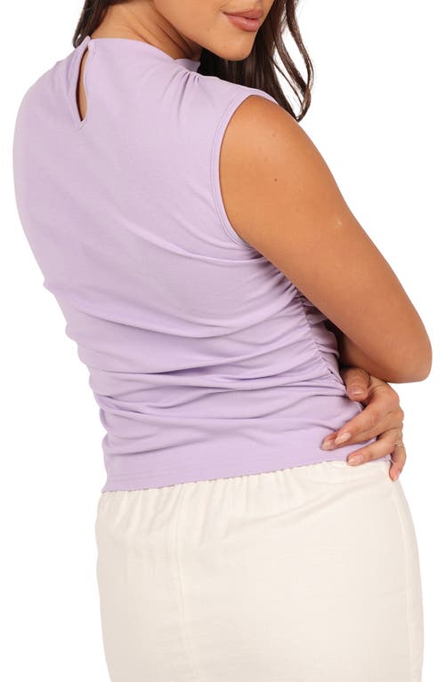 Petal And Pup Petal & Pup Nissa Mock Neck Sleeveless Top In Purple