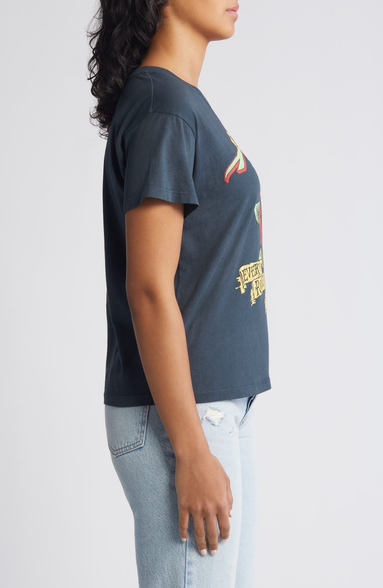 Daydreamer Poison Every Rose Cotton Graphic T-Shirt, Alternate, color, Vintage Black