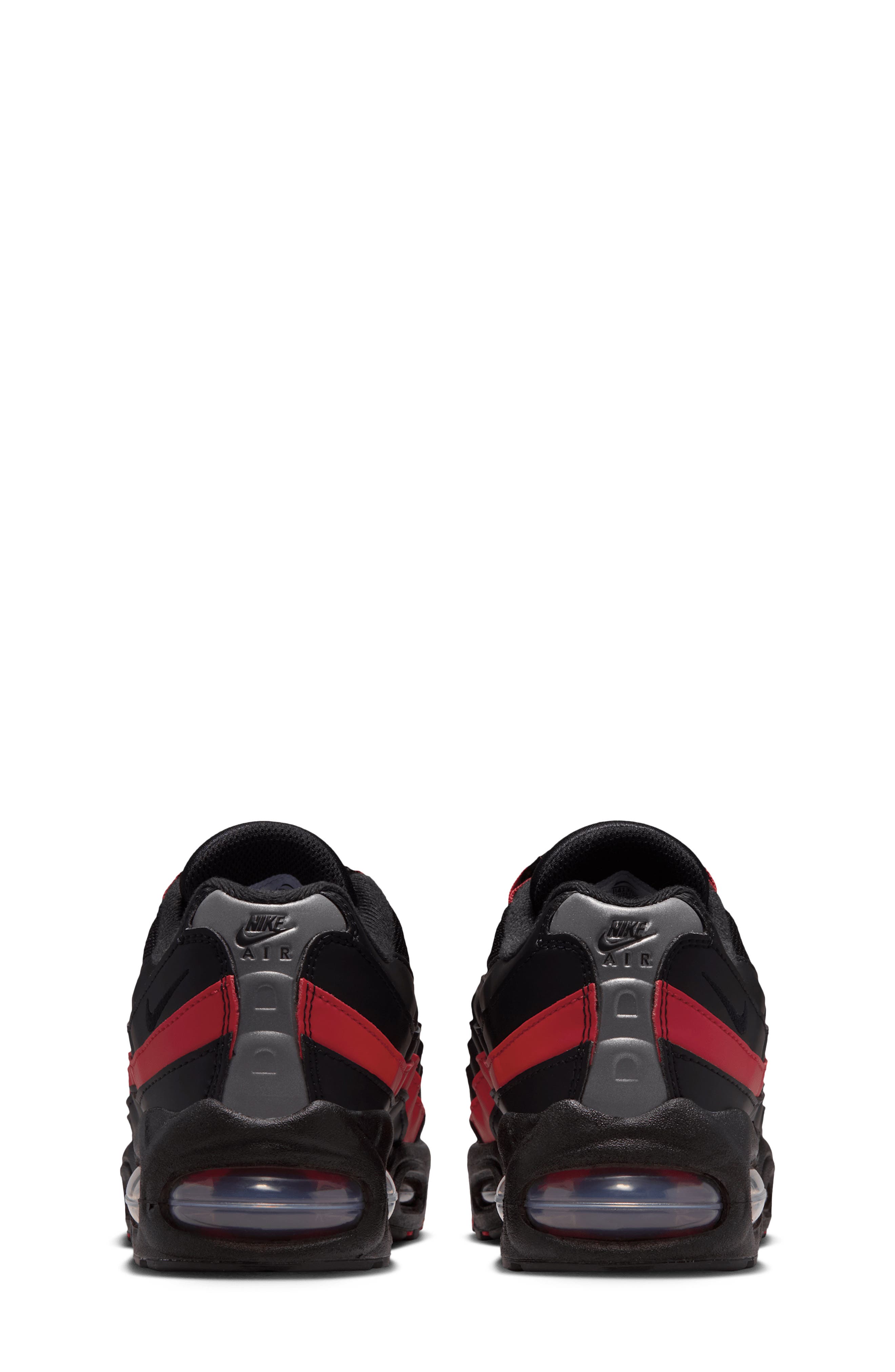 Nike Kids' Air Max 95 Sneaker, Alternate, color, Black/Team Crimson