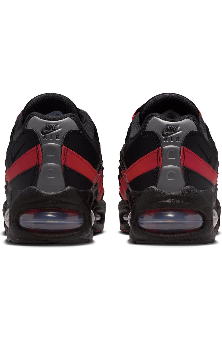 Nike Kids' Air Max 95 Sneaker, Alternate, color, Black/Team Crimson