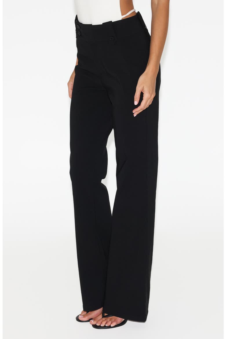 Kittie Flare Pants, Alternate, color, BLACK