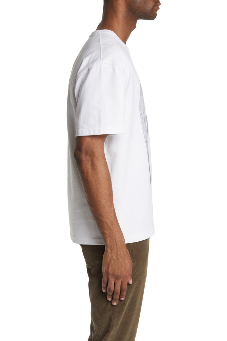Monogram Cotton Graphic Tee, Alternate, color, BLANC