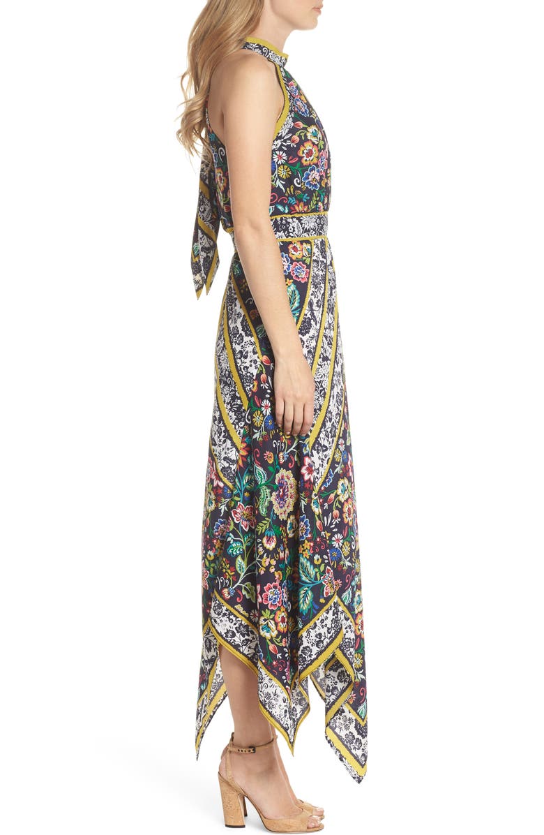 Eliza J Halter Handkerchief Dress, Alternate, color,