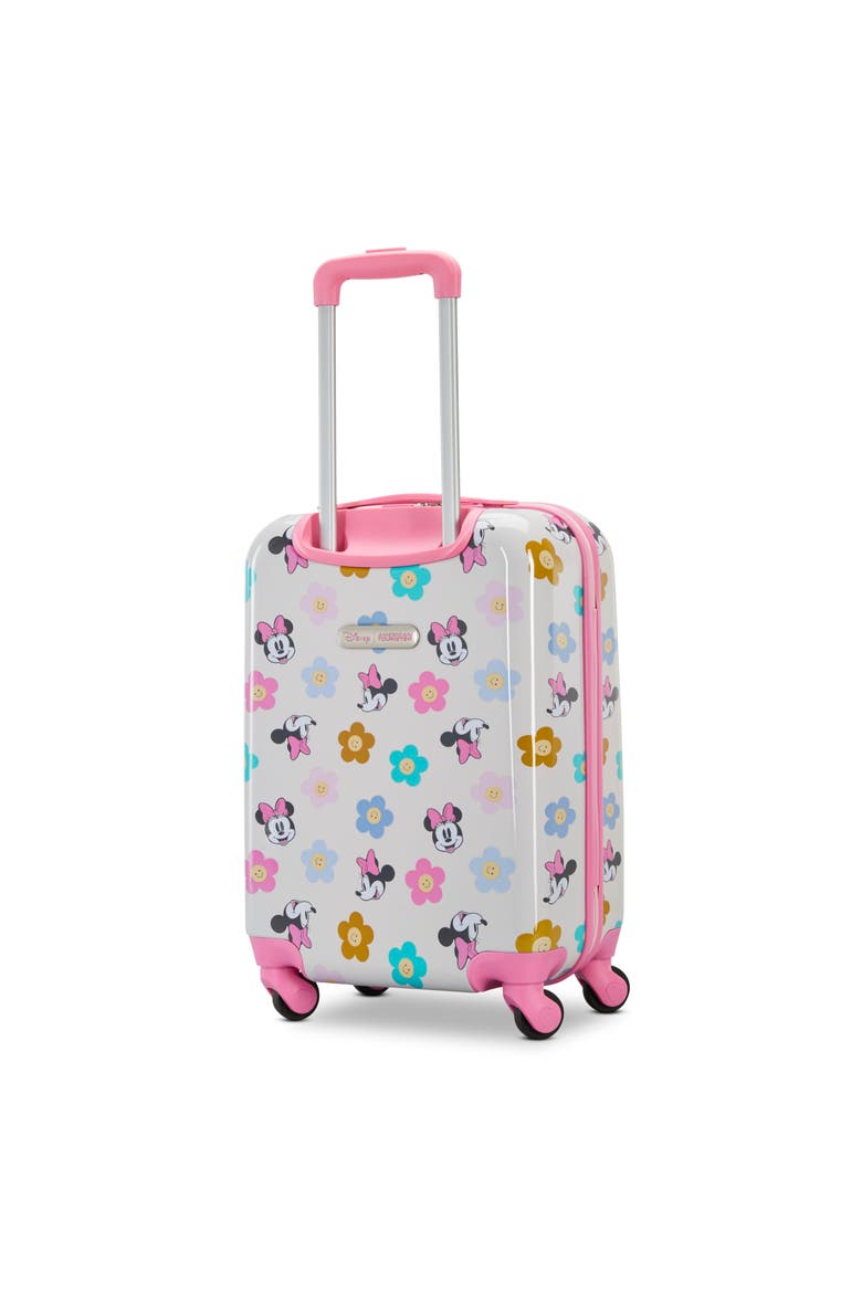 Disney Hardside Carry on 18 Inch Luggage with Spinner Wheels, Alternate, color, Minnie Mouse