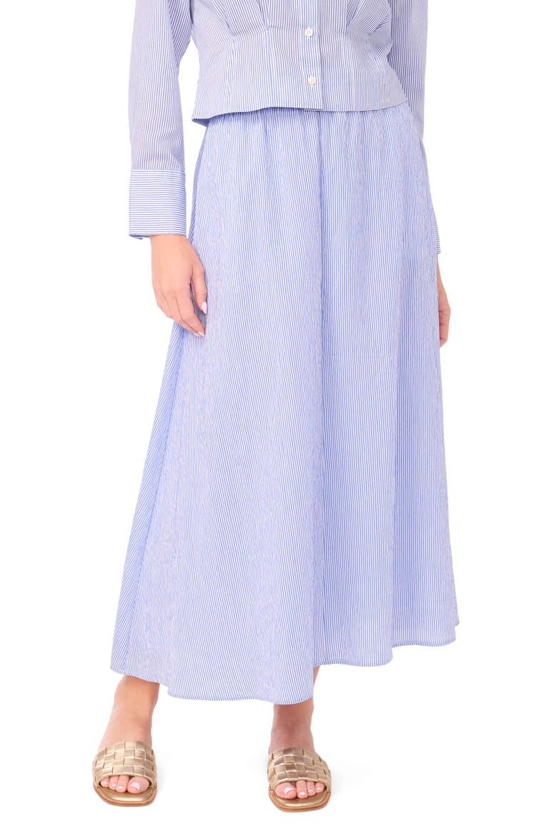 Stripe Flowy Maxi Skirt, Main, color, CLASSIC BLUE