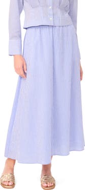 Vince Camuto Stripe Flowy Maxi Skirt