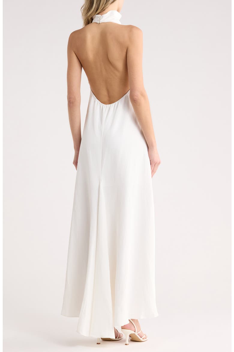 Lolita Halter Maxi Dress, Alternate, color, WHITE