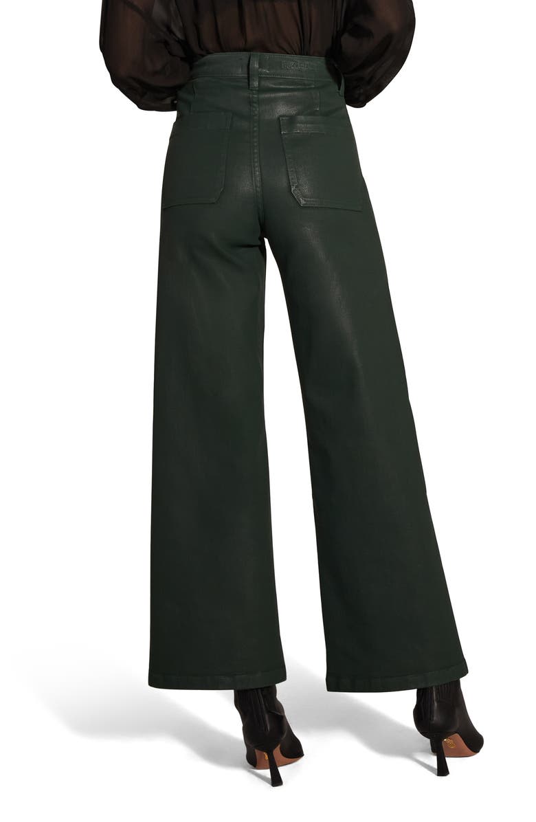 Favorite Daughter The Mischa Coated Super High Waist Wide Leg Jeans, Alternate, color, 