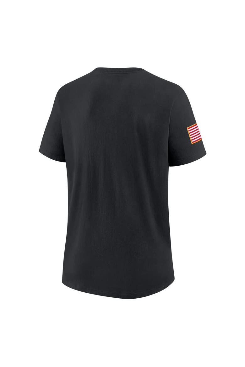 Women's Nike Black Georgia Bulldogs 2025 Military Appreciation Dri-FIT T-Shirt, Alternate, color, Black