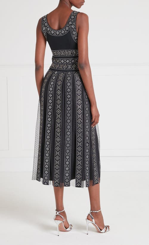 Temperley London Gallantry Midi Dress In Black