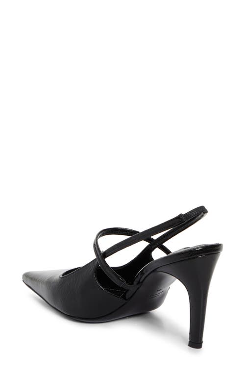 Totême Toteme Sharp Pointed Toe Slingback Pump In Black