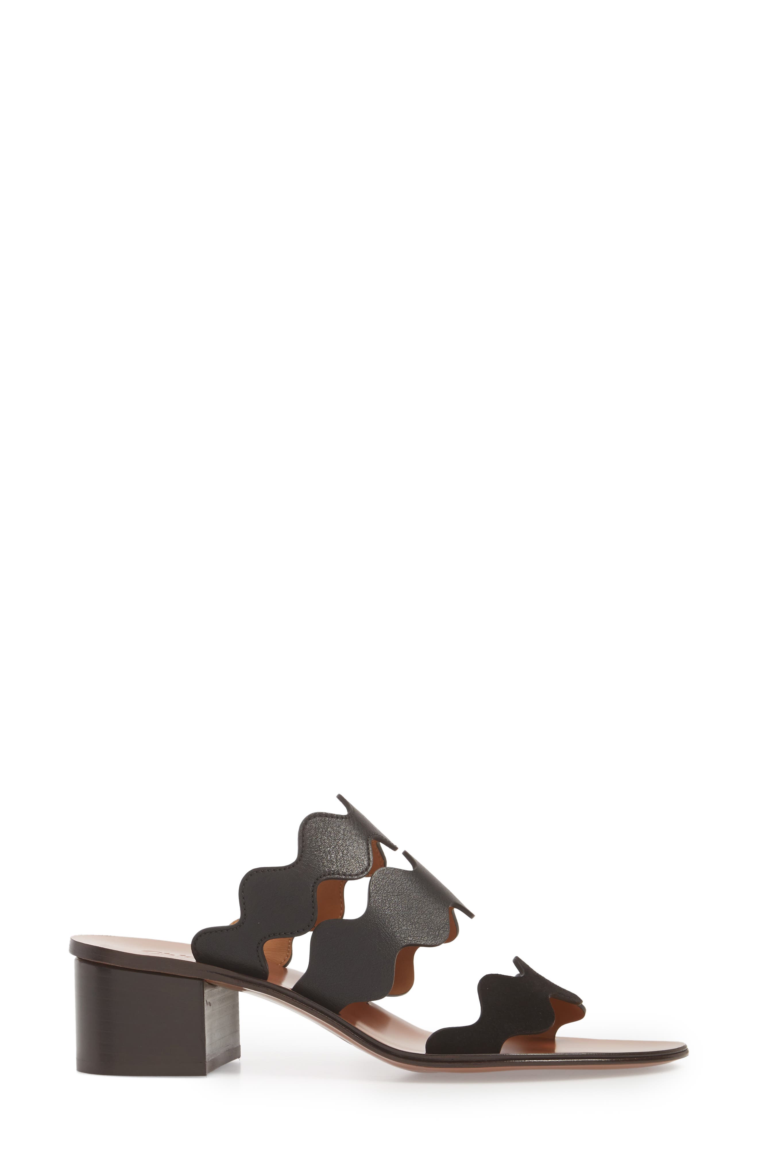 Chloé Lauren Slide Sandal, Alternate, color, 