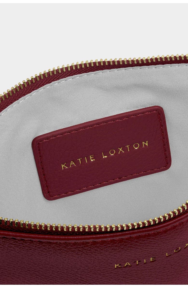 Katie Loxton Hallie Wristlet Pouch in Cherry, Alternate, color, Cherry