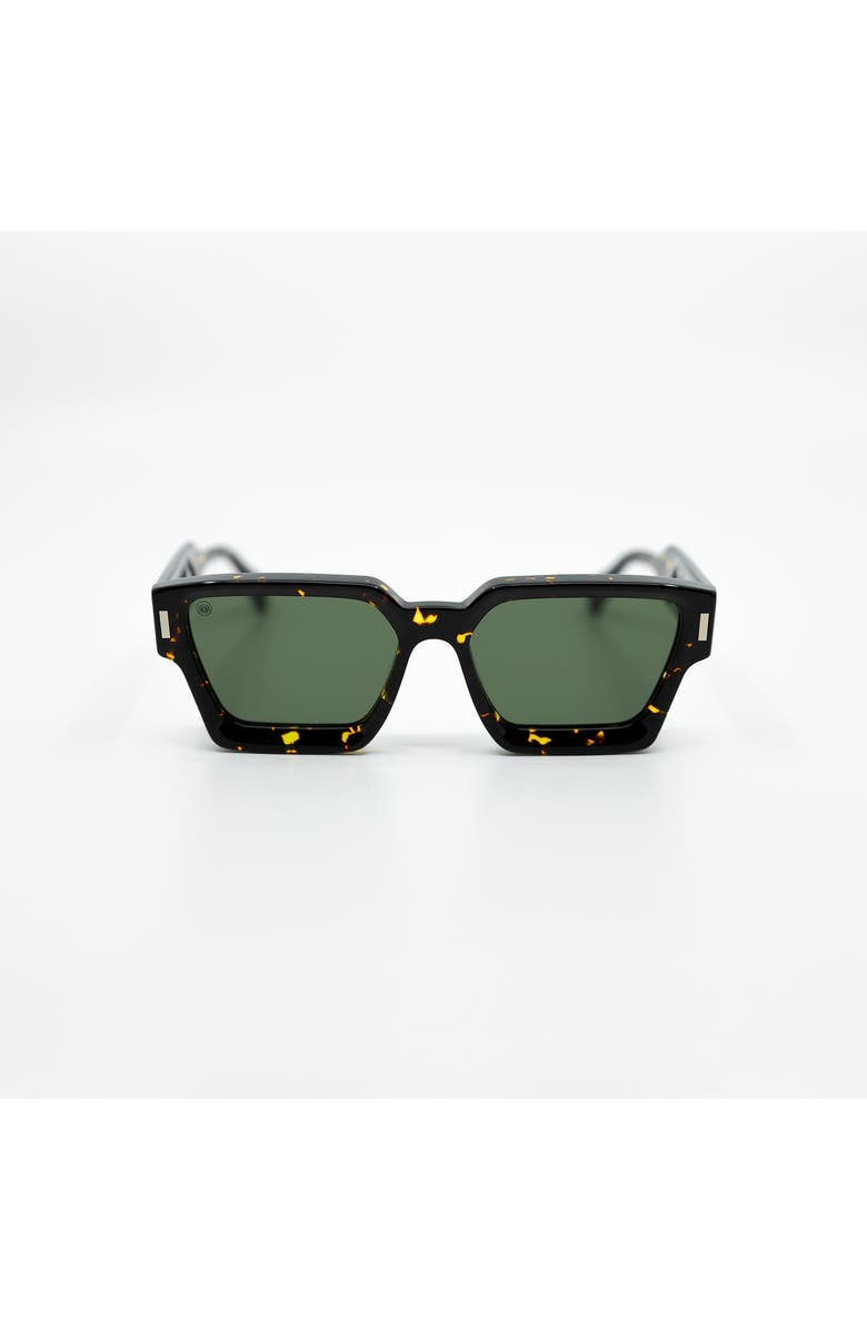 Taxxon Eyewear 008 Sunglasses with Tortoise Frame, Main, color, Green