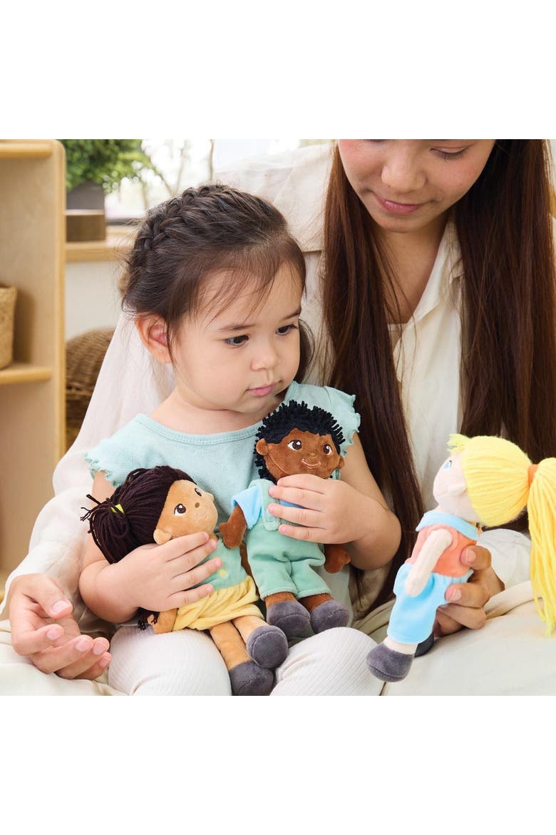 Multicultural Soft Dolls - Set of 4, Alternate, color, Multicolored