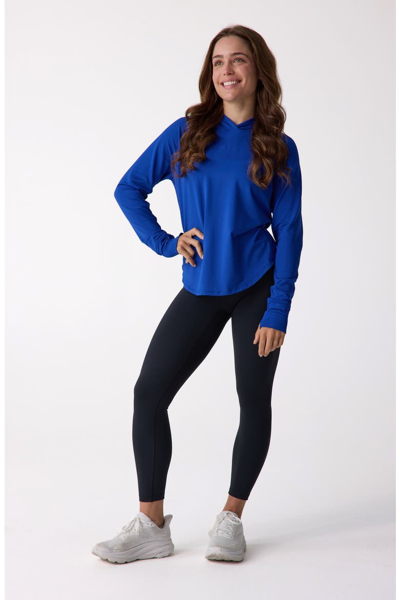 Layering Hoodie Women's, Alternate, color, Rally Royal Blue