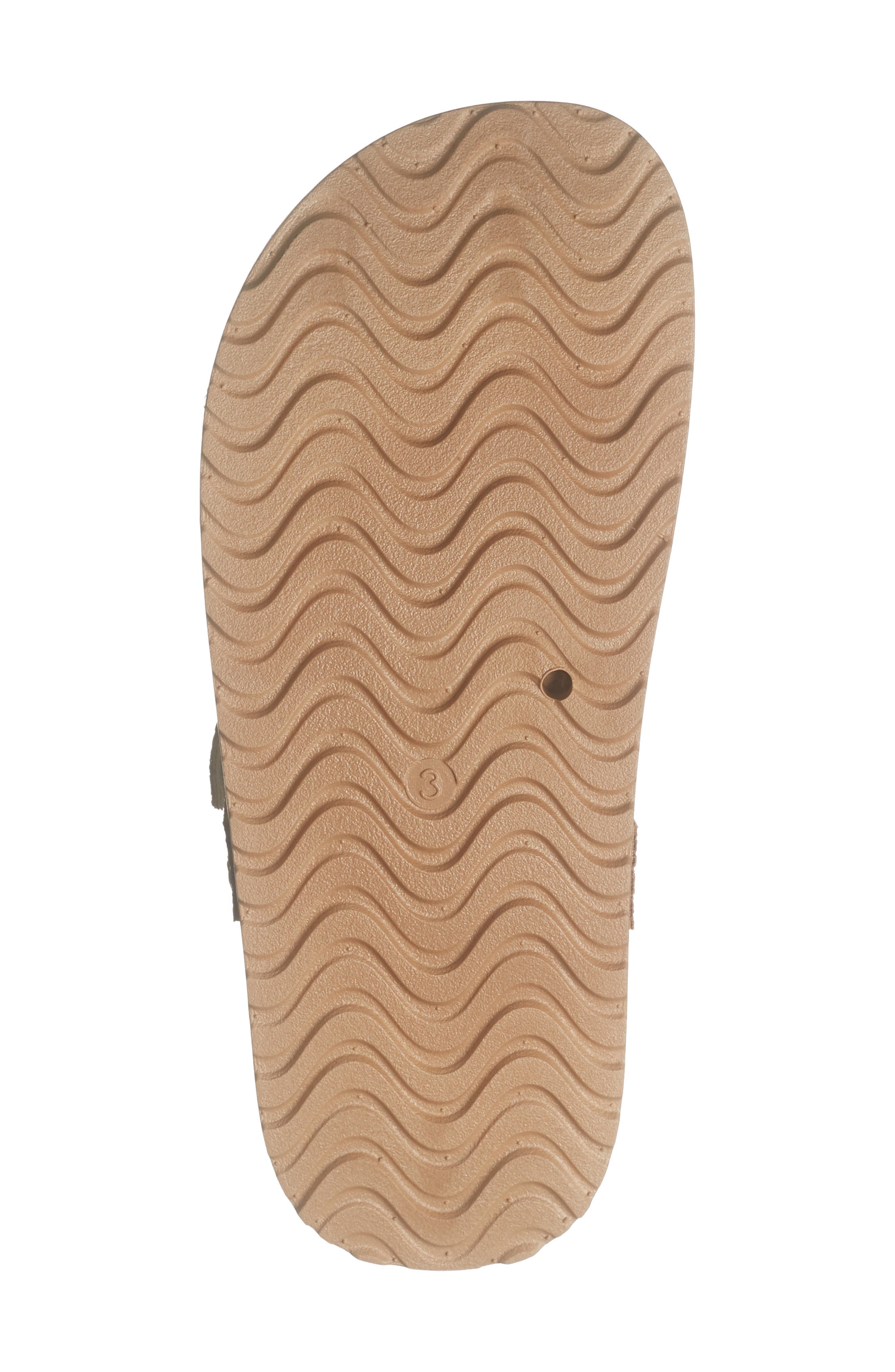 bebe Kids' GIRLS FOOTBED SANDAL WITH CHA, Alternate, color, Tan