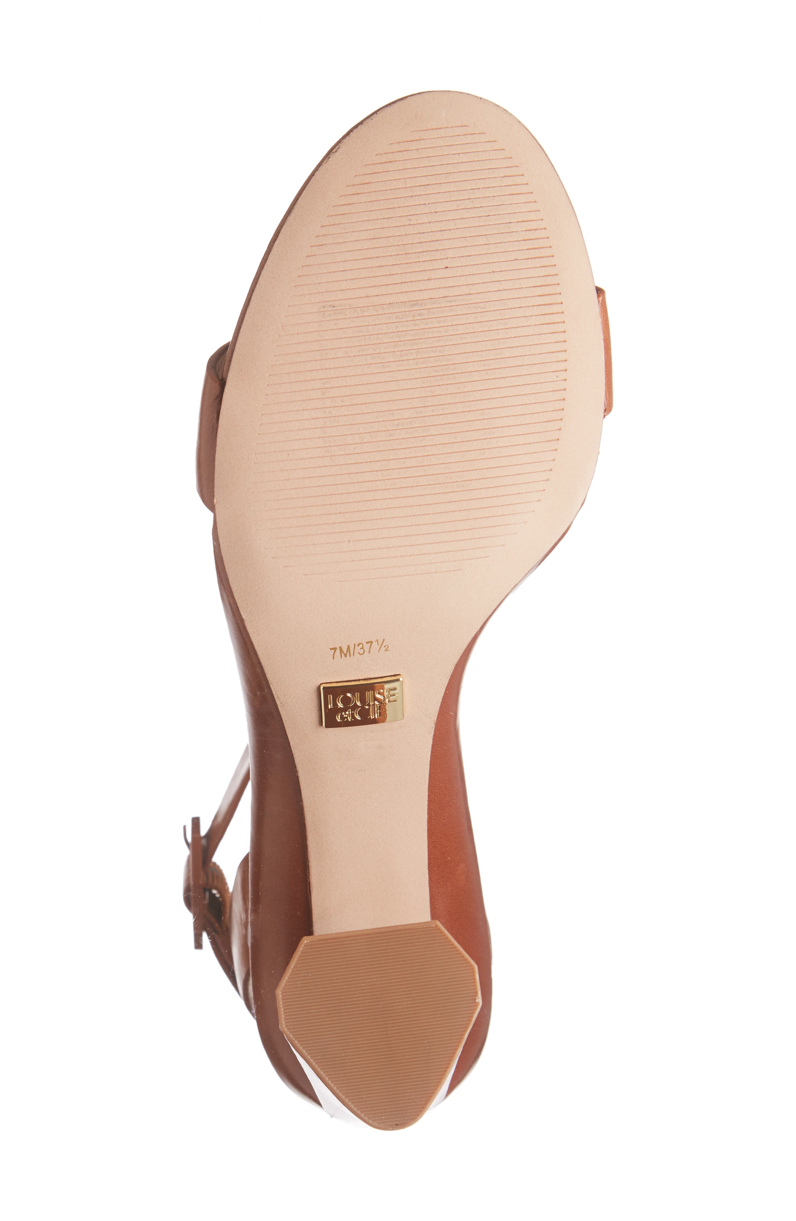 Nalah Sandal, Alternate, color, PEANUT BRITTLE LEATHER