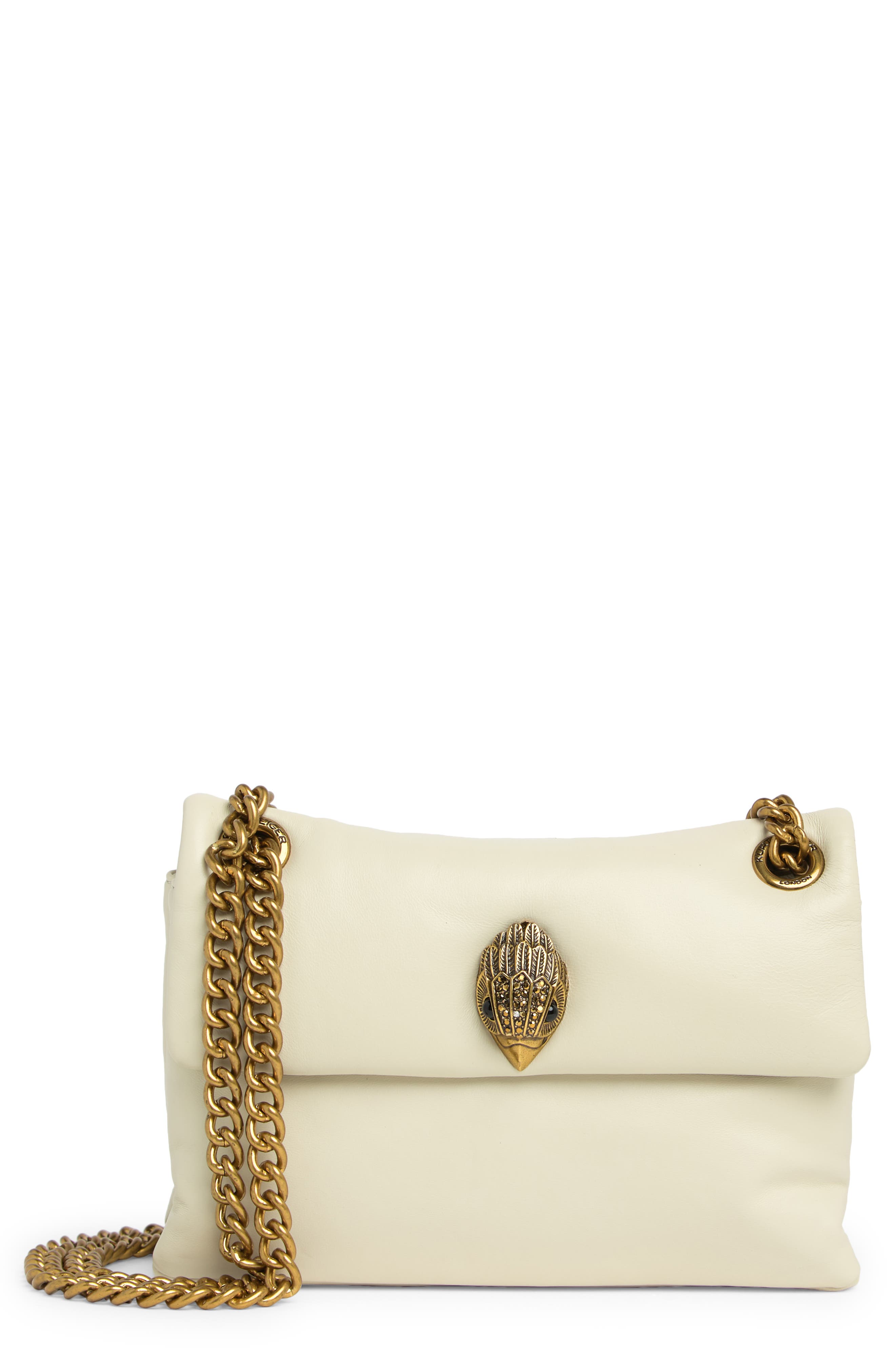 Kurt Geiger London Mini Kew Mini Leather Bag, Main, color, Natural