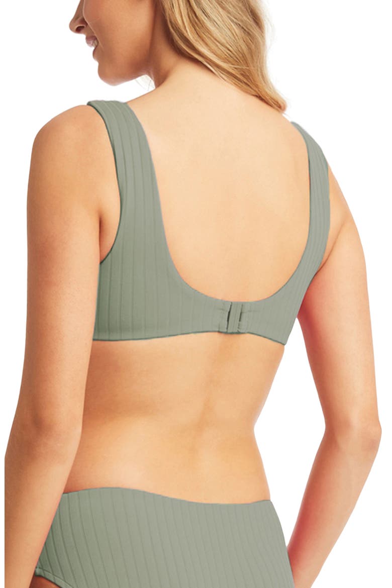Vesper Molded Cup Swim Top, Alternate, color, SAGE