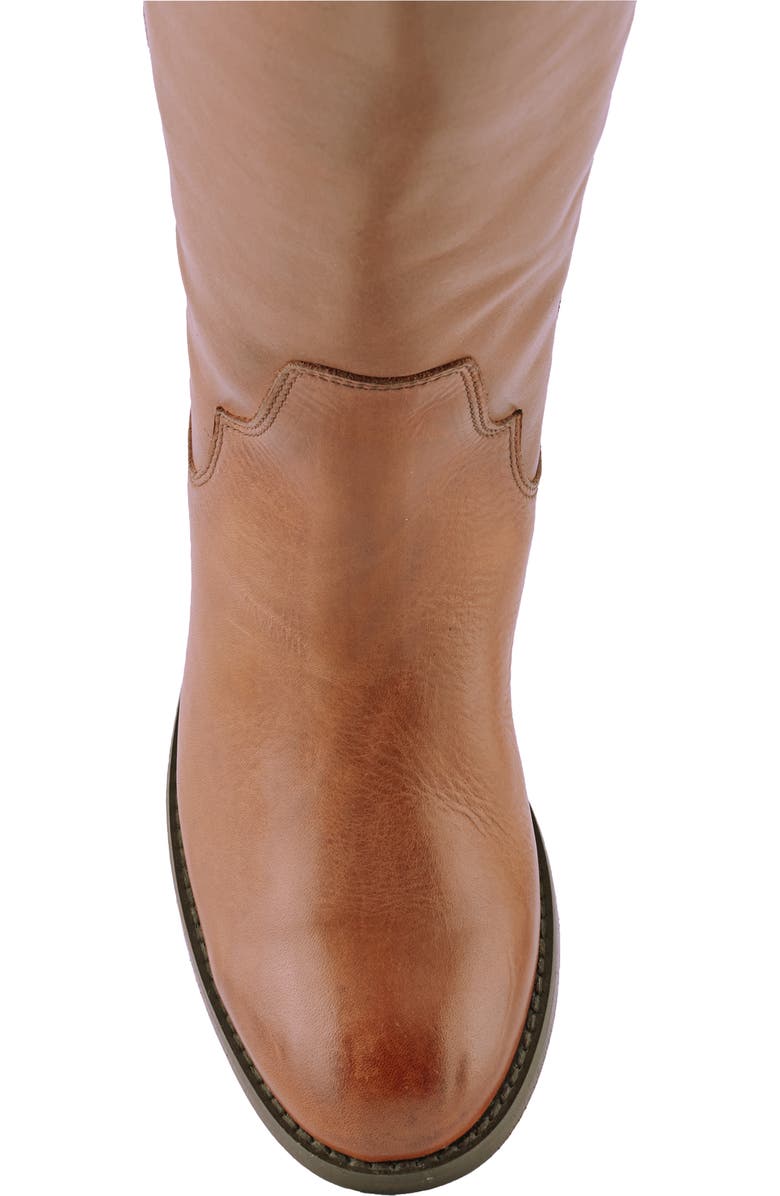 Frye Marissa Medallion Inside Zip Tall Boot, Alternate, color, Cognac