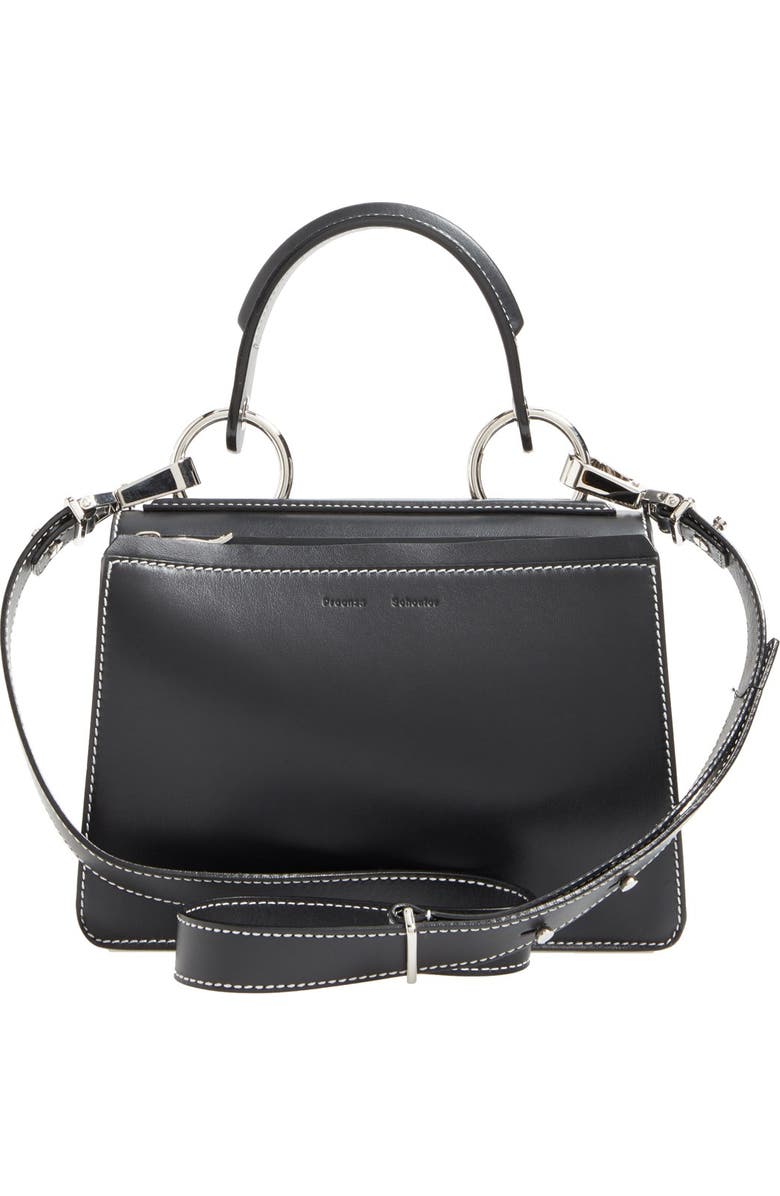 Proenza Schouler 'Small Hava' Top Handle Calfskin Leather Satchel, Alternate, color,