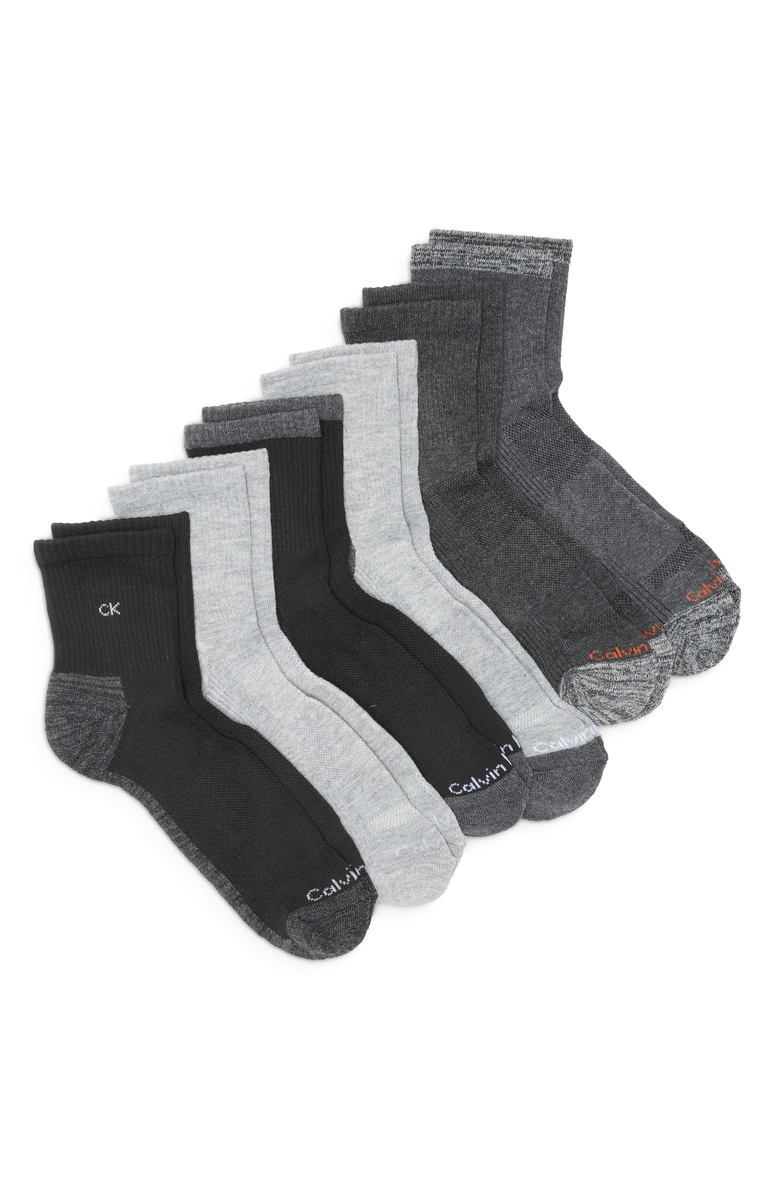 6-Pack Cushion High Quarter Socks