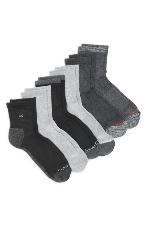 6-Pack Cushion High Quarter Socks