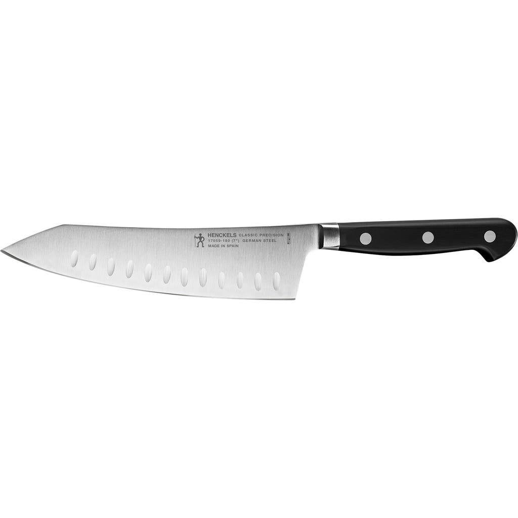 Henckels Cutlery Classic Precision 7-inch Santoku Knife In Silver
